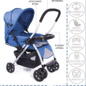 Coche Cuna  Blake Azul