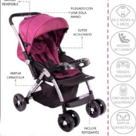 Coche Cuna Kuper Rosado