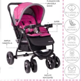 Coche Cuna Boris Rosado