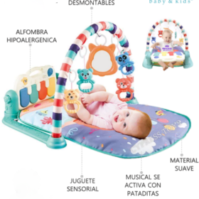 Gimnasio Piano Multifuncion Turquesa