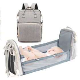 MOCHILA PAÑALERA CONVERTIBLE EN CUNA