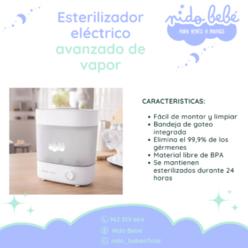 Esterilizador eléctrico avanzado de vapor Avent