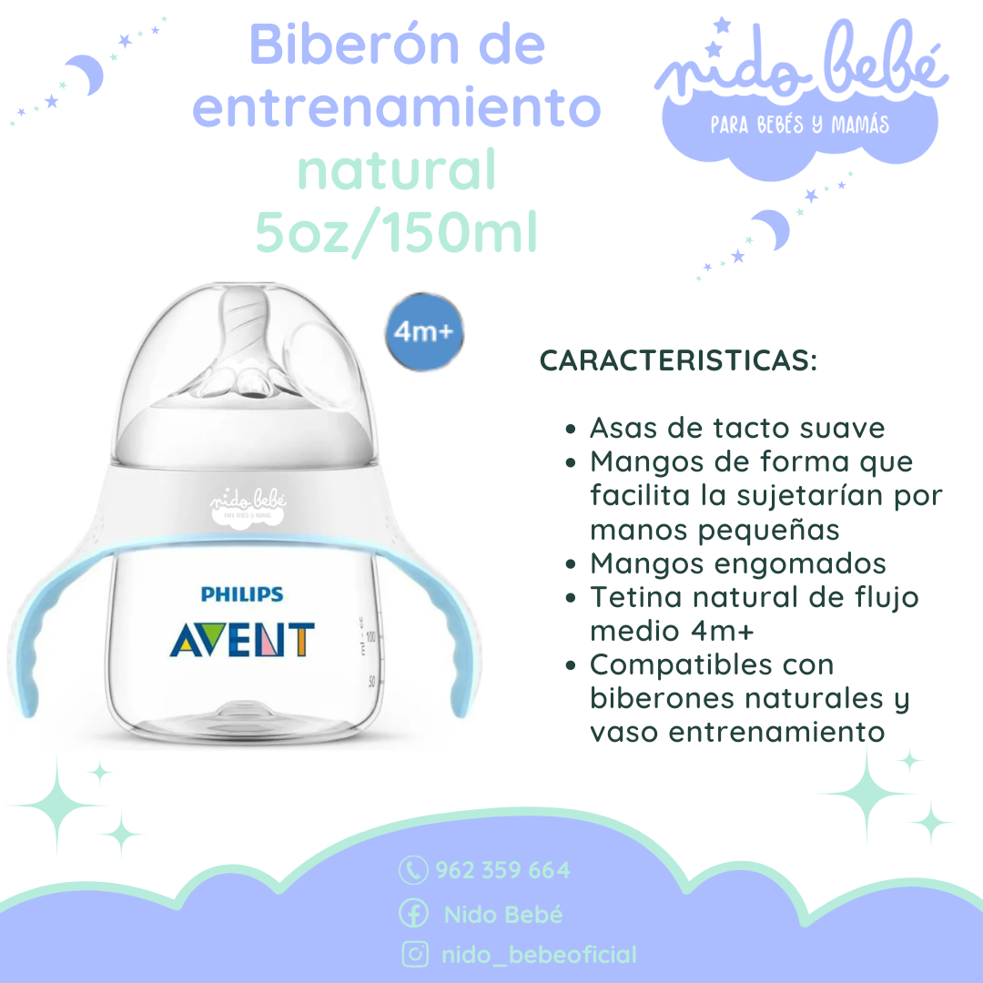 39 Biberón de entrenamiento natural 5oz/150ml Avent - Imagen 1