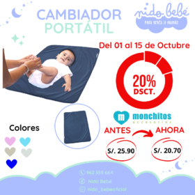 Cambiador portatil