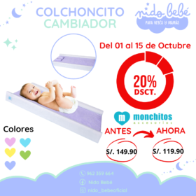 Colchoncito cambiador