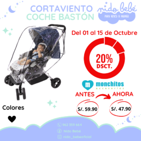 Cortaviento coche baston