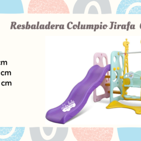 Resbaladera Columpio Jirafa  6 en 1