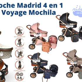 Coche Madrid 4 en 1 Voyage Mochila