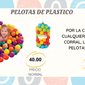 PELOTAS DE PLASTICO