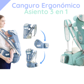 Canguro Ergonómico Asiento 3 en 1