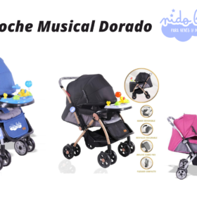 Coche Musical Dorado