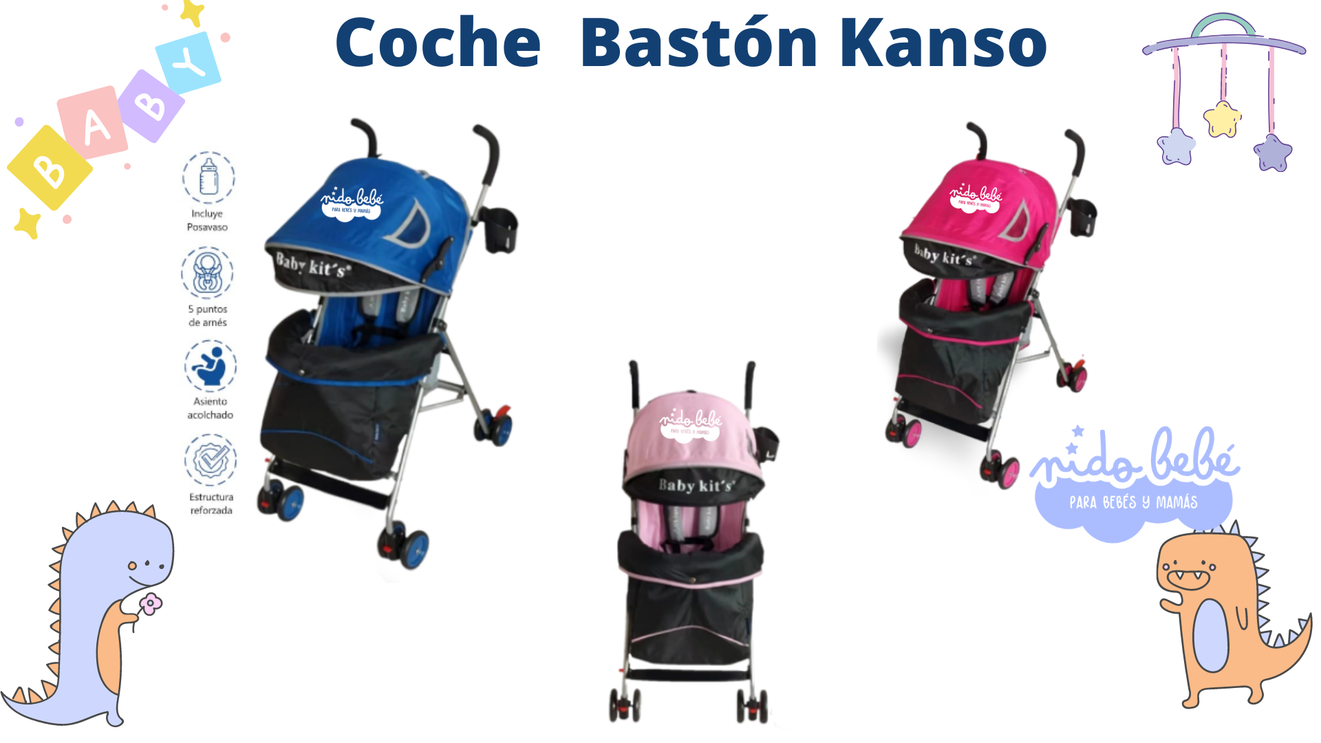 62 Coche Bastón Kanso - Imagen 1