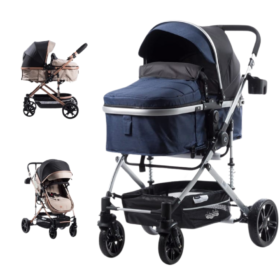 Coche Cuna Moises de Lujo Bigi Ebaby Azul