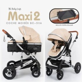 Coche Moises Maxi 2 BEBE BEIGE BC-511A