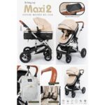 Coche Moises Maxi 2 BEBE BEIGE BC-511A - Imagen 2
