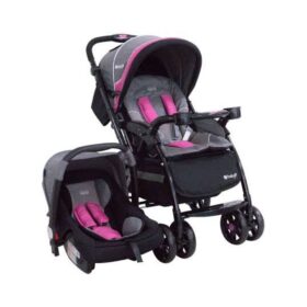 COCHE DE PASEO BRAVIAR – EBABY – ROSADO- EB1092RSD
