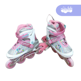 PATIN OKA LINEAL BLANCO NIÑA TALLA M (34 a 37)