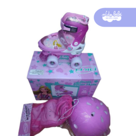PATIN OKA 4 RUEDAS FUCSIA CON LUCES TALLA M