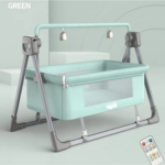 Cuna mecedora eléctrica – Verde