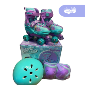 PATIN 4 RUEDAS OXIE CELESTE TALLA S 31-34