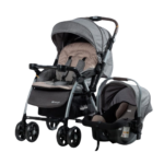 Coche Cuna Para Bebe Con Portabebe Ebaby Braviar Plomo