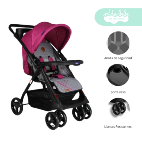 Coche Cuna Deportivo Bambino «ECLIPSE» Lady