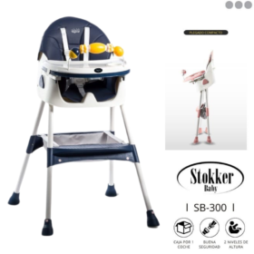 Silla de Comer Azul de bebé modelo Luna Stokker