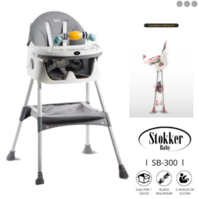 Silla de Comer Plomo de bebé modelo Luna Stokker