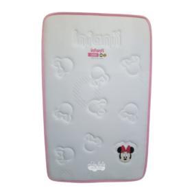 Colchón Plus para Bebé bordes Rosado