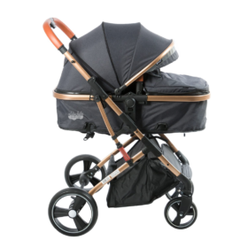 Coche moisés Saturno Ebaby de bebé color Negro