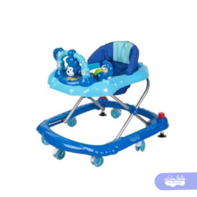 Andador Para Bebé Musical «MONITO» Azul celeste