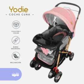 Coche Cuna de Lujo «Yodie» Pink