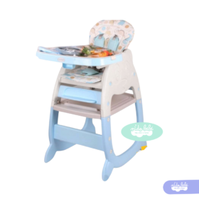 Silla De Comer de bebé modelo Gato Celeste Dino