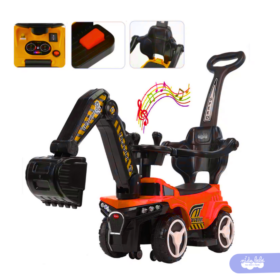 Excavadora Montable Musical Para Niño - Rojo