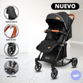 Coche Cuna con Mecedora para Bebé »MADRID» Black