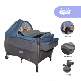 Cuna Corral de bebe Nube Color Azul