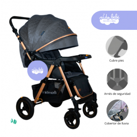 Coche Cuna modelo Nonna Bambino Color Negro