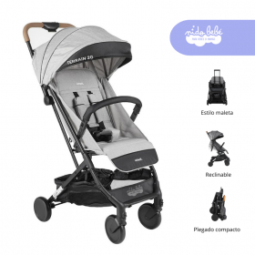 Coche Coche Baston Terrain color Plomo