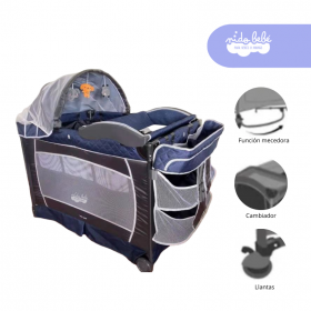 Cuna Corral de bebe Verona Color Azul