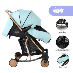 Coche Cuna Mecedora Happy Dream color Verde