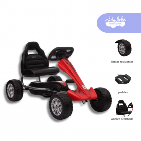 Carrito Chachicar para Niño modelo Go Cart color Rojo
