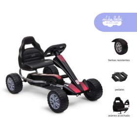 Carrito Chachicar para Niño modelo Go Cart color negro