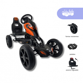 Carrito Chachicar para Niño modelo Golden color Naranja