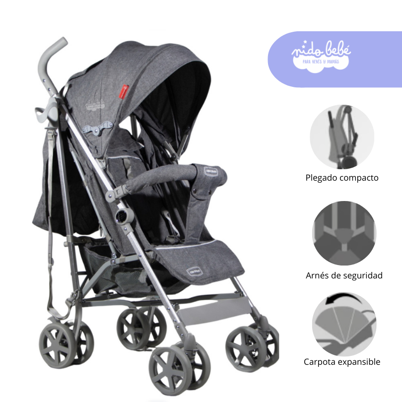 27 Coche Baston TIGGER 2024 color Plomo - Imagen 1