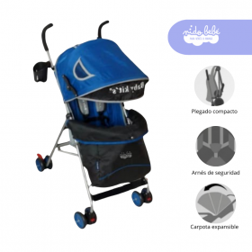 Coche Baston modelo Mendoza Star color Ligth azul