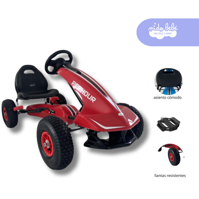 31 Carrito Chachicar para Niño modelo Bross color Rojo - Imagen 1