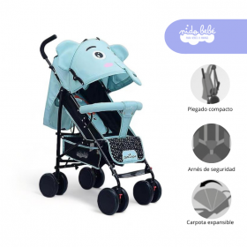 Coche Baston modelo Elefante color Ligth Green