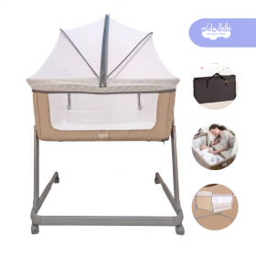 Cuna Colecho Cloud para bebé color Beige