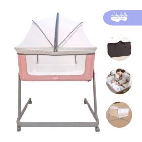 Cuna Colecho Cloud para bebé color Rosado