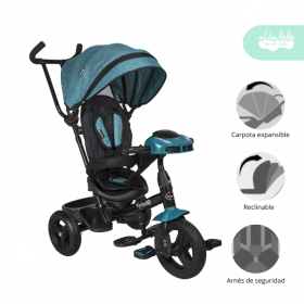 Triciclo musical modelo Spin Deluxe color Green